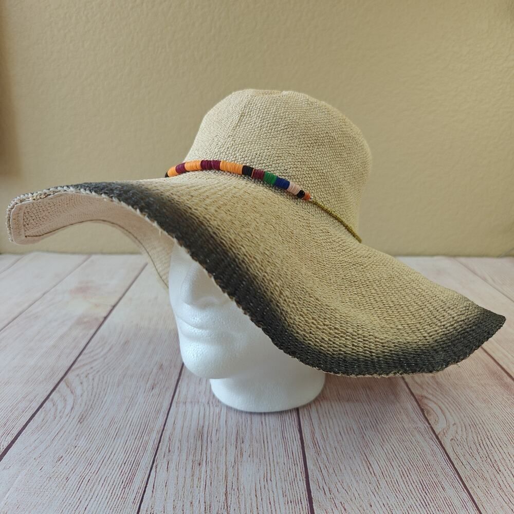 San Diego Hat Co. foldable wide brim straw hat